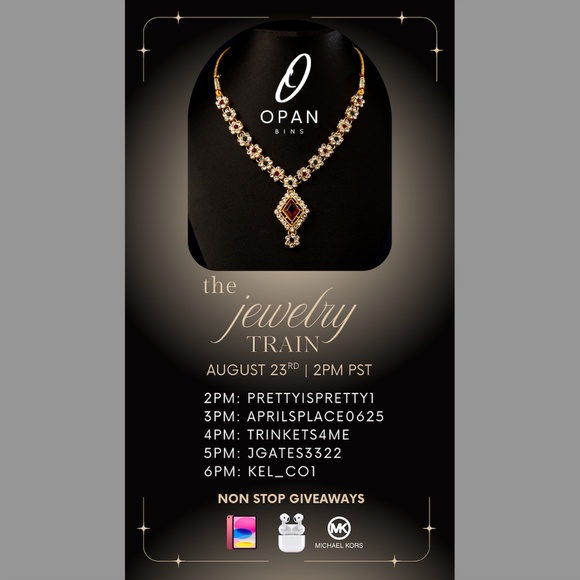 Other - the JEWELRY TRAIN | August 23rd | 2pm PST